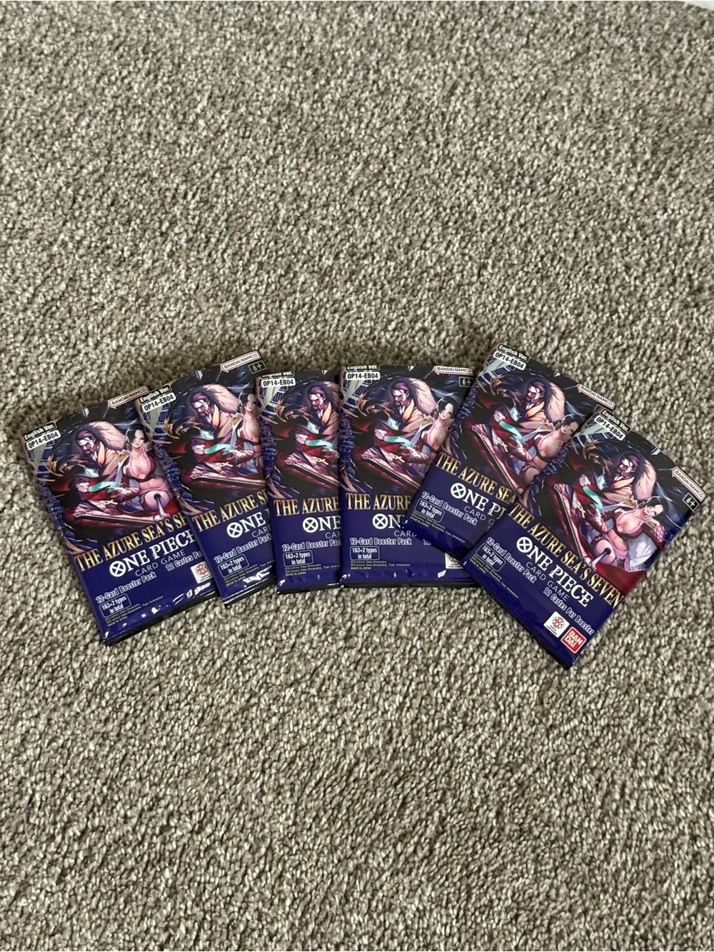 One Piece Trading Card Game - azure of the seas - 50 cards BULK ONLY - Picture 1 of 3